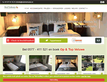 Tablet Screenshot of hotelvierhouten.nl